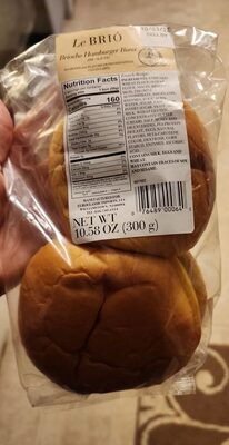 Brioche Hamburger Bun, Brioche