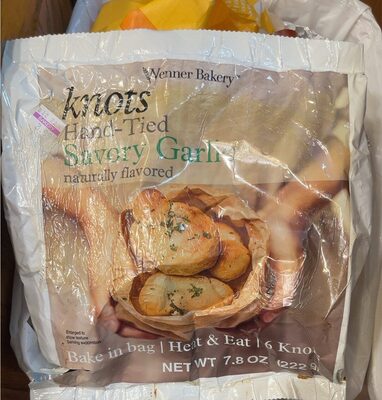 Hand-Tied Savory Garlic Knots, Garlic
