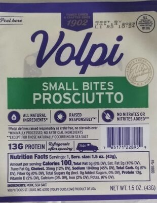 Prosciutto Small Bites, Prosciutto