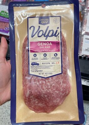 Garlic & Black Pepper Genoa Salame, Garlic & Black Pepper Genoa