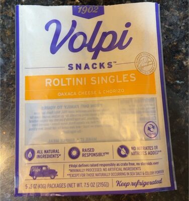 Roltini Singles Oaxaca Cheese & Chorizo Snacks, Roltini Singles Oaxaca Cheese & Chorizo