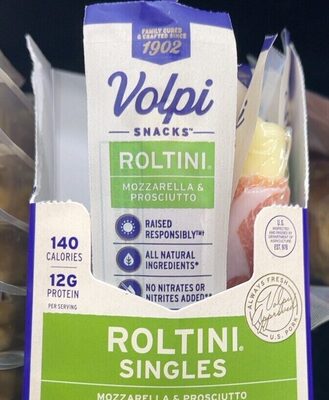 Mozzarella & Prosciutto Ham Roltini Singles Snacks, Mozzarella & Prosciutto Ham