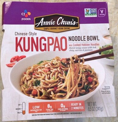 Chinese-Style Kung Pao Noodle Bowl