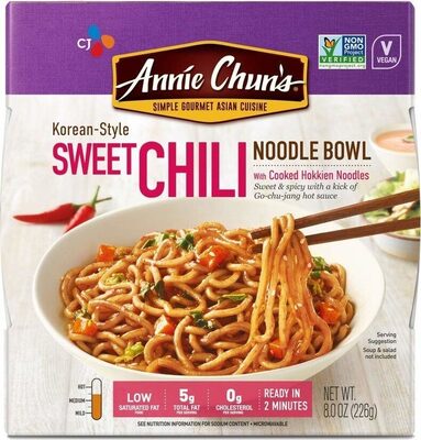 Sweet Chili Korean-Style Noodle Bowl, Sweet Chili