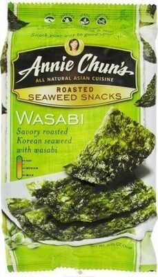 Savory Roasted Korean Seaweed With Wasabi
