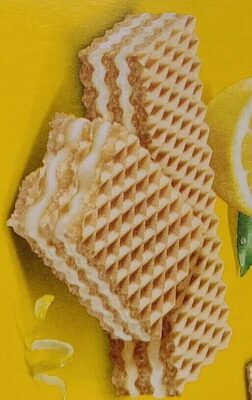Lemon Classic Crispy Wafers With Lemon Cream Filling, Lemon