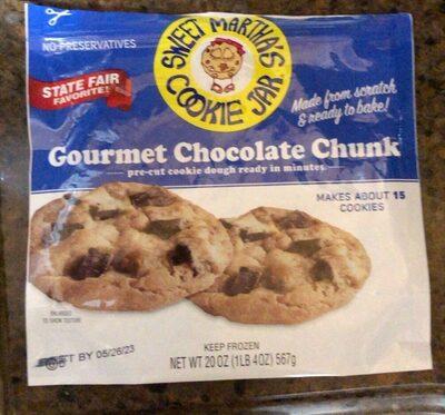 Gourmet Chocolate Chunk Cookie Dough, Gourmet Chocolate Chunk