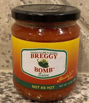 Not As Hot Breggy Bomb Tequila & Lime Flavored Salsa, Not As Hot Breggy Bomb
