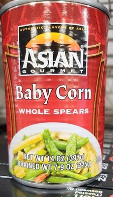Baby Corn Whole Spears, Baby Corn