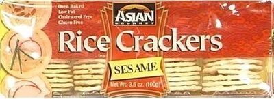 Sesame Rice Crackers, Sesame