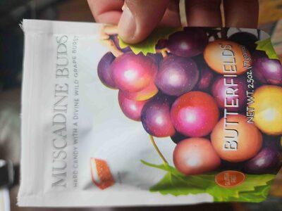 Merlot Grape Buds Hard Candy, Merlot Grape