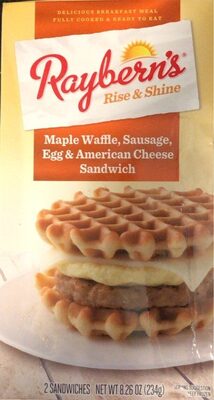 Maple Pancake, Sausage, Egg & Cheddar Cheese Sandwiches, Maple Pancake, Sausage, Egg & Cheddar Cheese