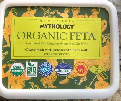 Traditional Feta Organic Cheese In Sea Salt Brine, Traditional Feta