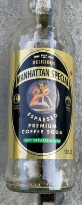 Diet Decaffeinated Espresso Premium Coffee Soda