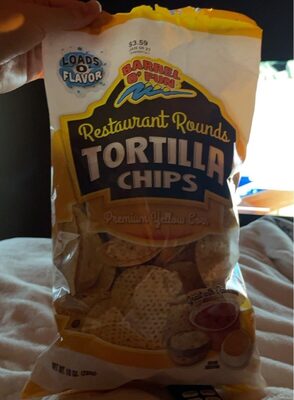 Premium Yellow Corn Restaurant Rounds Tortilla Chips, Yellow