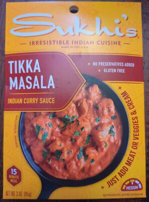 Tikka Masala Curry Sauce, Medium Spicy