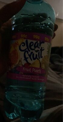 Clear Fruit, Non-Carbonated Water Beverage, Fruit Punch, Fruit Punch