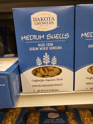 Enriched Macaroni Product, Medium Shells