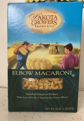 Enriched Macaroni Product, Elbows