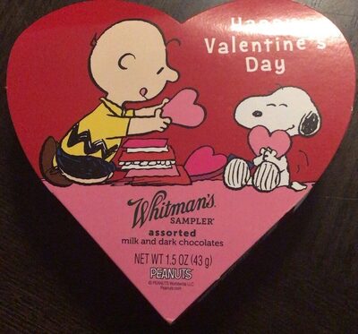 Peanuts Heart Assorted Milk And Dark Chocolates
