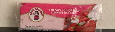 Strawberries & Cream Ice Cream Bar, Strawberries & Cream