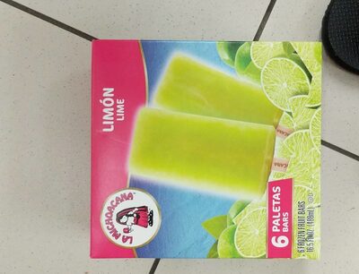 Lime Frozen Fruit Bars, Lime