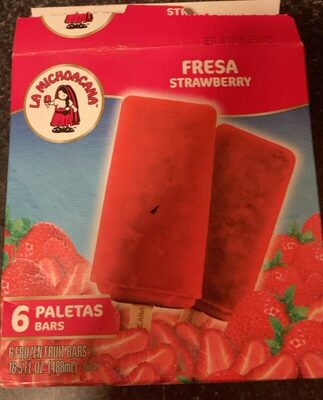 Strawberry Frozen Fruit Bars, Strawberry