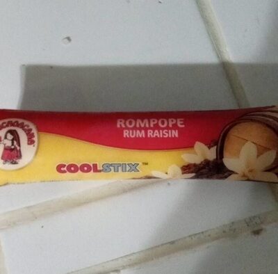 Rompope Rum Raisin Frozen Dairy Ice Pop, Rompope Rum Raisin