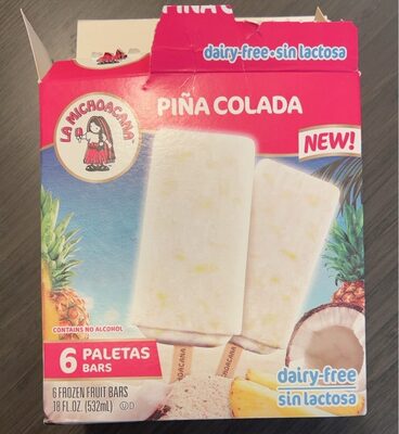 Pina Colada Frozen Fruit Bars, Pina Colada