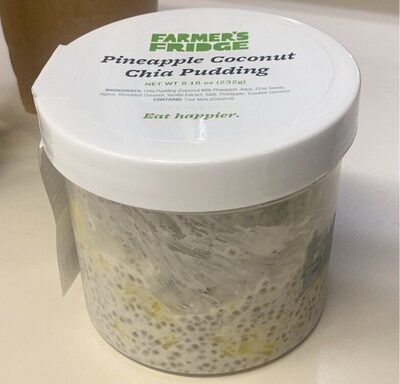 Pineapple Coconut Chia Pudding, Pineapple Coconut