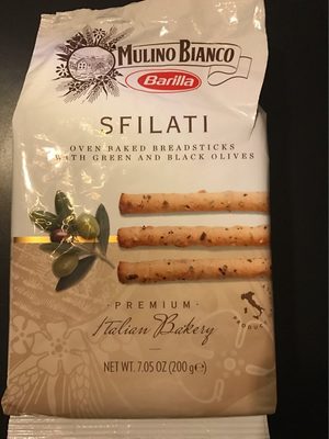 Sfilati Oven Baked Breadsticks With Green And Black Olives, Sfilati