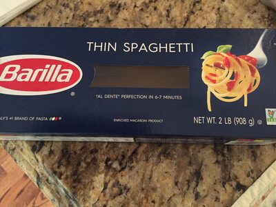 Enriched Macaroni Product, Thin Spaghetti