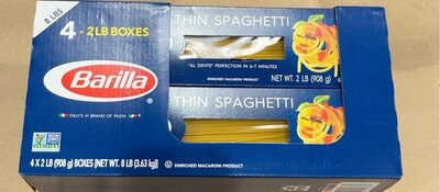 Premium Durum Wheat Enriched Macaroni Product, Thin Spaghetti