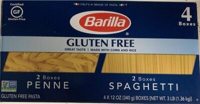 Gluten Free Pasta, Penne, Spaghetti