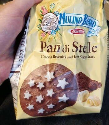 Barilla Mulino Bianco Pan Di Stelle, 7.05 Oz, Cocoa