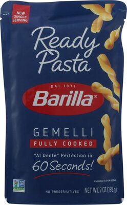 Fully Cooked Gemelli Ready Pasta