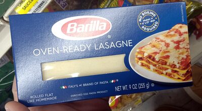 Oven-Ready Lasagne Pasta