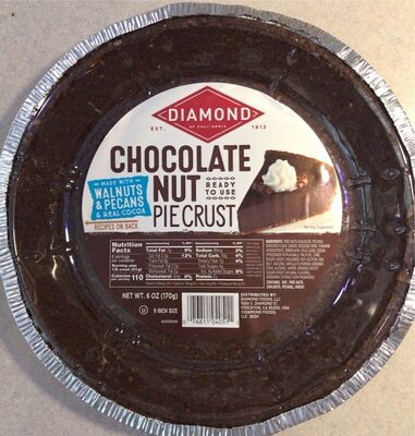 Chocolate Nut Piecrust, Chocolate Nut