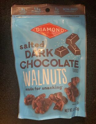 Salted Dark Chocolate Flavored Walnuts, Salted Dark Chocolate