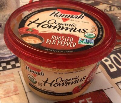 Roasted Red Pepper Organic Hommus, Roasted Red Pepper