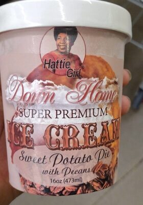 Sweet Potato Pie With Peans Super Premium Ice Cream, Sweet Potato Pie