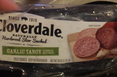 Garlic Tangy Summer Sausage, Garlic Tangy