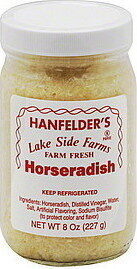 Hanfelder's Lake Side Farms Prepared Horseradish 8 oz