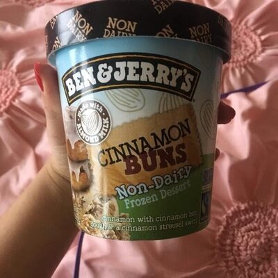 Cinnamon Buns Cinnamon With Cinnamon Bun Dough & A Cinnamon Streusel Swirl Non-Dairy Frozen Dessert, Cinnamon Buns