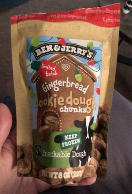 Gingerbread Snackable Cookie Dough Chunks, Gingerbread