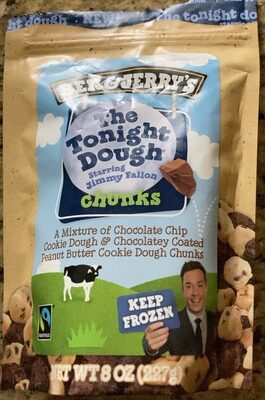 The Tonight Dough A Mixture Of Chocolate Chip Cookie Dough & Chocolatey Coated Peanut Butter Cookie Dough Chunks, The Tonight Dough