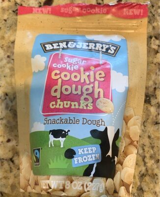 Sugar Cookie Snackable Cookie Dough Chunks, Sugar Cookie