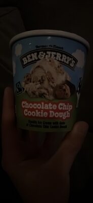 Chocolate Chip Cookie Dough Vanilla Ice Cream With Gobs Of Chocolate Chip Cookie Dough, Chocolate Chip Cookie Dough