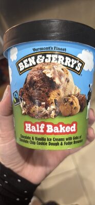 Half Baked Ice Cream, Chocolate; Vanilla