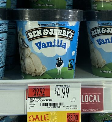 Vanilla Ice Cream, Vanilla
